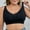 Black, variant on Womens V Mesh Wireless Support Bras, Comfortable No Underwire Lingeries, Seamless Push up Everyday Bras