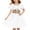 White, variant on Girls Renaissance Corset Dress Puff Sleeve Peasant Medieval Dresses Ruffle Cute Elegant Party Outfits Pink, Size 9 Y