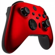Chrome Red One X UN-MODDED Custom Controller Unique Design (with 3.5 jack)
