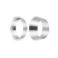 thumbnail image 3 of Uxcell 10mm Tube OD 304 Stainless Steel Compression Tube Fitting Sleeve, 20 Pack Double Ferrule Ring, Silver, 3 of 5