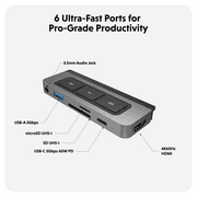 HyperDrive 6-in-1 USB-C Media Hub