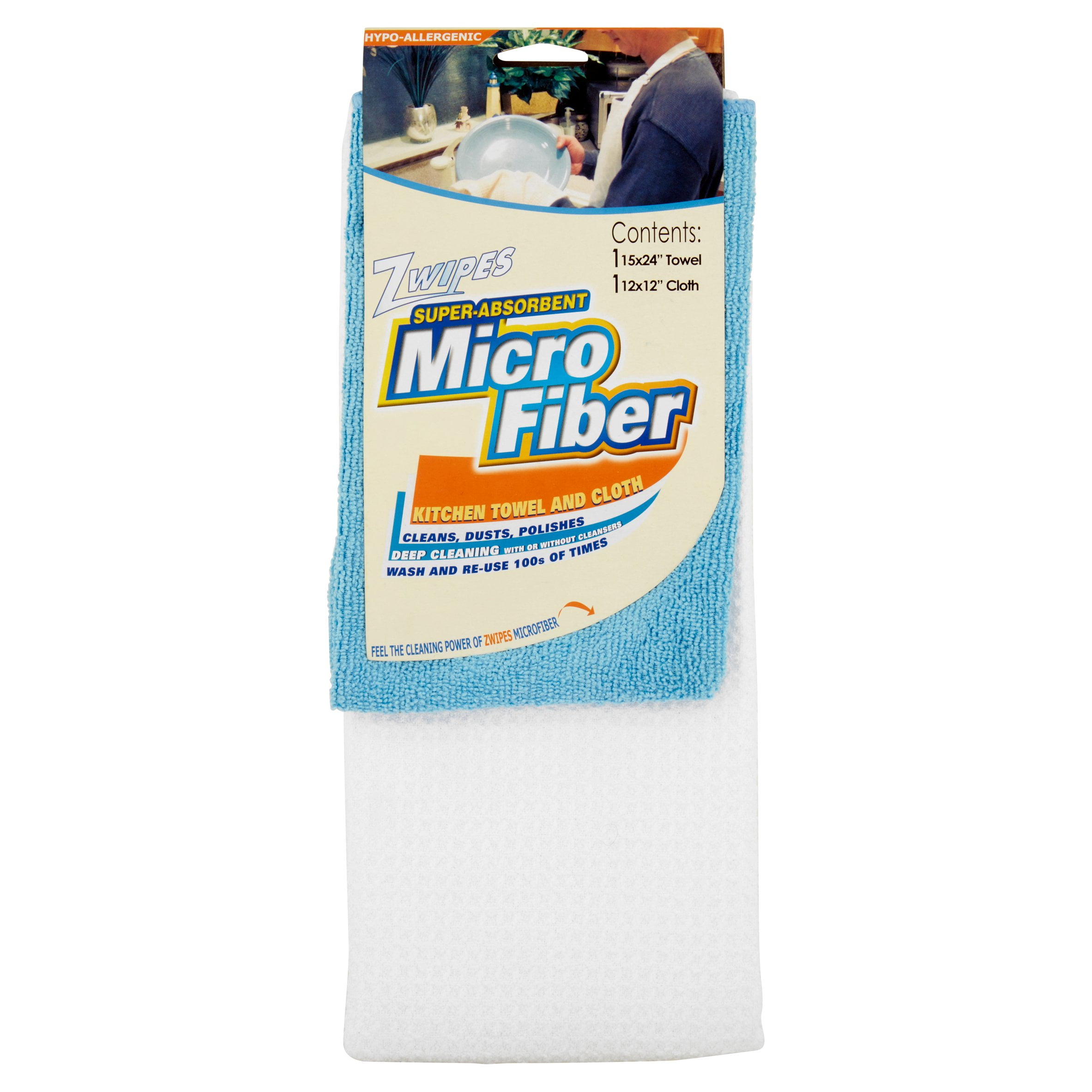Zwipes SuperAbsorbent Micro Fiber Kitchen Towel and Cloth