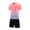 A38-P, variant on Toddler Boy Summer Outfit for 12-13 Years Toddler Boy Girls Summer Outfit Short Sleeve T Shirt Elastic Shorts Outfits Infant Beach Casual 2Pcs,A38-G