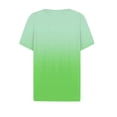 thumbnail image 3 of T-Shirts Femmes Plus Mode Vacances Été 2024 Col en V Manches Courtes Chemise Décontractée Tunique Ample Confortable - Hontri, 3 of 3