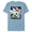 Ocean Blue, variant on Avengers Family Vacation Trip Travel Line Art - Short Sleeve Blended T-Shirt for Adults - Customized-Ocean Blue