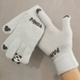 thumbnail image 1 of Guantes de pantalla táctil de punto de lana de alpaca para mujer, otoño e invierno, cálidos, anticongelantes, con forro polar, gruesos y con dedos completos, 1 of 6