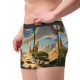 thumbnail image 2 of Honeii Surreal Desert Eye Landscape Print Mens Boxer Briefs Breathable,Boxer Brief for Men, Moisture-Wicking Underwear-Large, 2 of 5