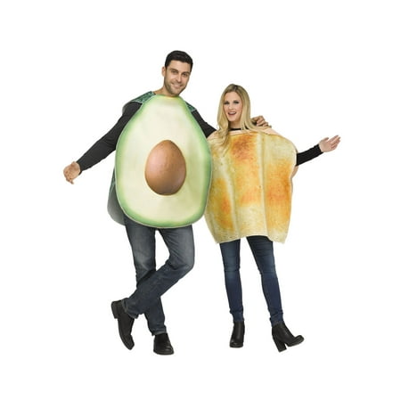 Adult Avocado & Toast Costume - Size One Size
