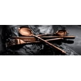 thumbnail image 2 of Salad Servers (Fork And Spoon) Linea Bronzo, 2 of 2