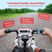 ORFELD 24V Electric Go Kart for Big Kids, High-Power Battery Ride On Toy with Safety Belt, Drift Cart Gift for Boys & Girls,Red