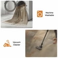 thumbnail image 5 of Brown Washable Area Rug 3'x5', Oil Painting Abstract Art Contemporary Woven Cotton Tassels Kitchen Rugs, Non Slip Indoor Door Mat Throw Carpet for Entryway Living Room Nursery Laundry Room, 5 of 9