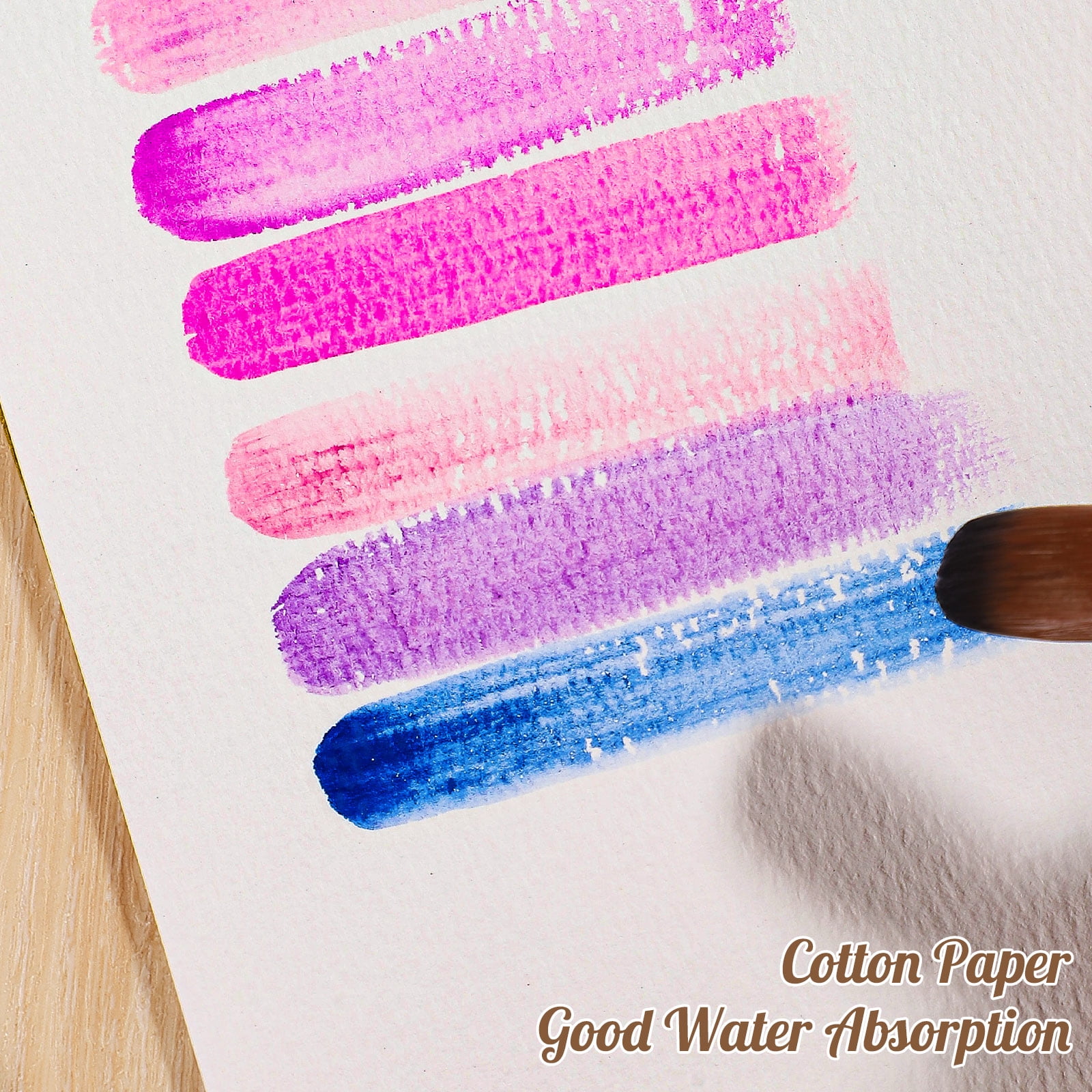 Watercolor Paper, 140 lb/300 GSM Cold Press, 5 x 7 Inch, 120 Sheets