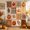 BurntOrange, variant on Vintage Hello Autumn Shower Curtain, Waterproof Shower Curtains for Bathroom, Thanksgiving Fall Checked Pumpkins Washable Fabric Bathtub Curtain Set Bath Decor with 12 Hooks Standard 72"x72"