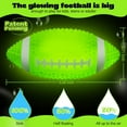 thumbnail image 2 of Glow in The Dark Football | Waterproof Football Swimming Pool Diving Toys | Light Up LED Football for Teen Boys Girls Indoor Outdoor Sports, 2 of 9