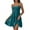 Z-Navy315, variant on Women's Dress Fit And Flare Casual Sleeveless Mini Textured Square Collar Spaghetti Strap For Daily Vacation Spring Basic Solid Versatile Female Dresses