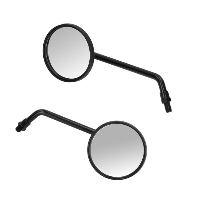 Universal Motorcycle Rear View Mirror, 1 Pair Adjustable Angle Shockproof Rear View Side Mirrors Modern Appearance For Motorbike