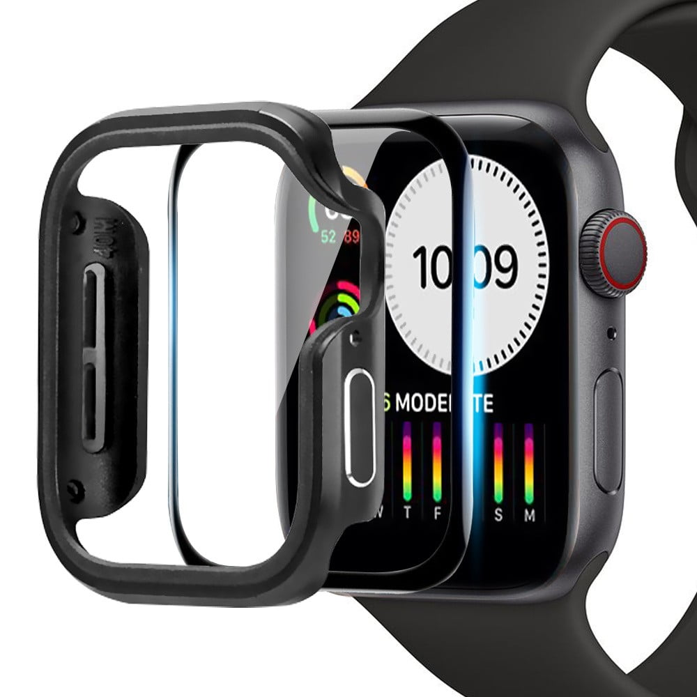 TPU+aluminum alloy Ultra-thin Case For apple watch Series 7 6 se 5 ...