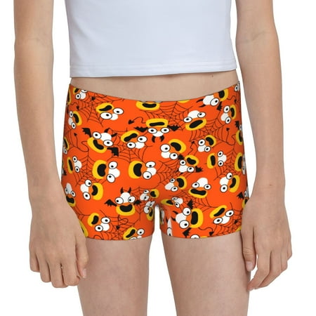 Pofeuu Funny corn spider web Print Soft Cotton Girls Boyshort panties Toddler Underwear-X-Large