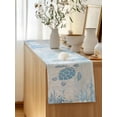 thumbnail image 5 of Table Runner 72 Inches Long for Kitchen Dining, Blue Turtle Coastal Dresser Scarf Farmhouse, Dining Table Decorations for Wedding/Parties, Coral Summer Beach Nautical Ocean Blue 16 x 72 In, 5 of 8