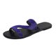 thumbnail image 2 of Sandalias planas de talla grande romanas de cristal sólido informal para mujer, zapatos Wmkox8yii  ytu3670, 2 of 6