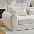 thumbnail image 5 of 101.58  Cloud Couch, White  Modern Modular Sofa, Sectional Couches for Living Room, Convertible Folding Sofa Bed, Cushioned Design, 5 of 10