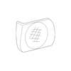 Genuine OE Mercedes-Benz Speaker Grille - 220-737-01-88-7D43