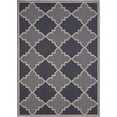 thumbnail image 1 of Trellis Diamond Rug - 5 ft. 3 in. x 7 ft. 6 in., Charcoal Gray, Indoor/Outdoor Contemporary Rug, Fade Resistant, Water Proof Rug | Accent Area Decor Rugs, 1 of 8