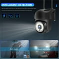 thumbnail image 6 of PTZ Security Camera, 2MP WiFi Camera, Auto Tracking&Light Alarm Floodlight & Color Night Vision, 2-Way Audio for Home, Black, 6 of 8