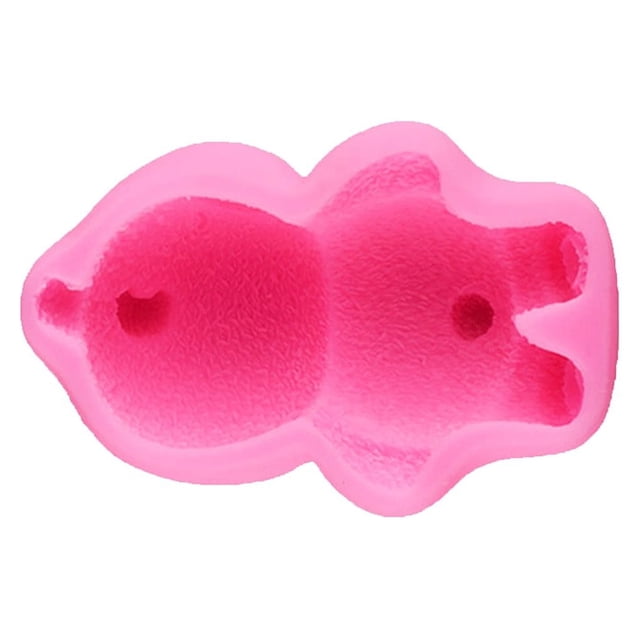 Shengyu Three Dimensional Decor Molds Nonstick Soft Reusable Self-Assembly Decorative Mould Cakes Kitchen Baking White Pink