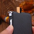 thumbnail image 6 of YIKA Cigarettes Thick Case Double Direct Flame Windproof Lighter Case Gift Personalized Wholesale Black, 6 of 6
