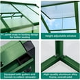 thumbnail image 4 of Serre - 8 X 12 Pi, Polycarbonate, Installation Rapide, Aluminium, Grand Entrée Piétonne, Robuste, 4 of 7