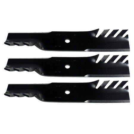 Bunton Mower Parts - 3 USA Mower Blades® Hi Lift for Bunton PC2005, PL4055, PL4205, 32