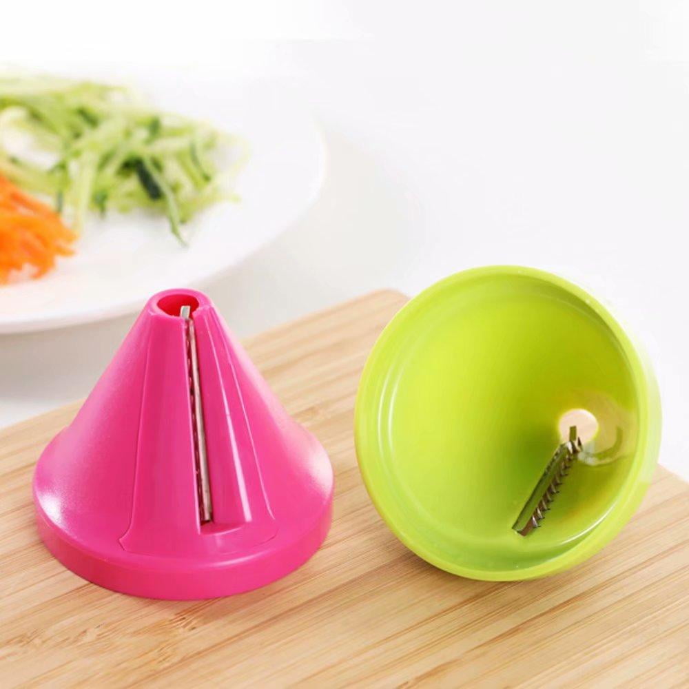 Vegetable Spiral Slicer Peeler Kitchen Fruit Manual 1pcs Cutter Shredder...