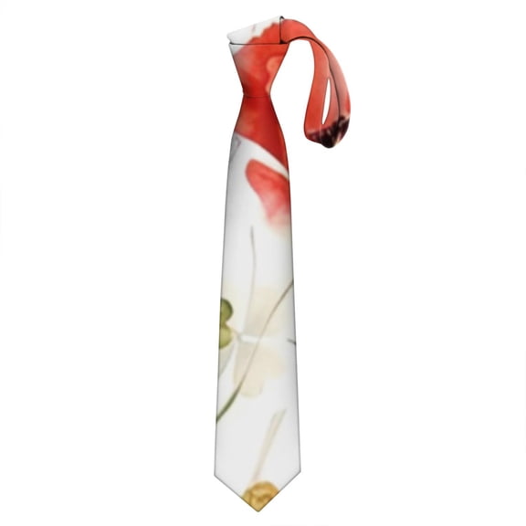 Rustic Tie & Floral Tie Theme: Farmho Bright Colorful Tie, Ideal for Beach Weddings