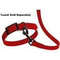 thumbnail image 5 of DogLine - Biothane Waterproof Dog Collar Strong Coated Nylon Webbing with Black Hardware Odor-Proof for Easy Care Clean High Performance Fits Small Medium Large Dogs(Red: L: 12" - 15" |W 5/8"), 5 of 8