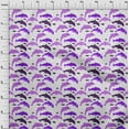 thumbnail image 4 of oneOone Polyester Spandex Purple Fabric Beach Dolphin Sewing Material Print Fabric By The Yard 56 Inch Wide, 4 of 4