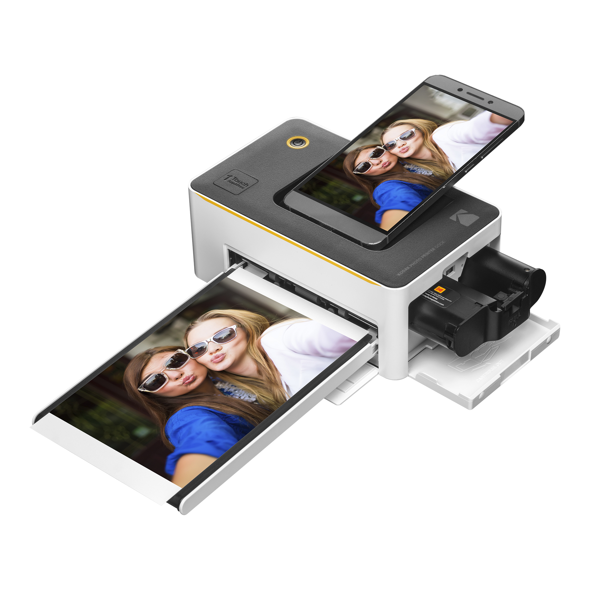 Kodak Dock Plus 4x6" Portable Photo Printer for iOS/Android, Gold PD450BT - image 2 of 4