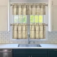 thumbnail image 3 of Gothic Celestial Kitchen Curtains Set Moon Sun Astrology Print 3-Piece Tier and Valance Set Starry Night Aesthetic Witchy Rod Pocket Curtains for Spiritual Home Decor, 3 of 6