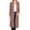 Mocha, variant on Women's Casual Loose Fit Side Pockets Solid Soft Lightweight Long Cardigan