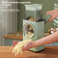 thumbnail image 3 of Muyoka Rallador de queso giratorio ALIMARO, cortador de verduras manual con mango, triturador de alimentos afilados, utensilios de cocina con 6 cuchillas intercambiables y 1 cepillo de limpieza para f Muyoka Hogar, 3 of 7