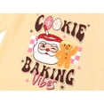 thumbnail image 5 of Beezizac Girls Christmas Pajamas Yellow & Pink Gingerbread Man Soft 2-Piece Long Sleeves Set Outfit Cute Kid Size 16, 5 of 8