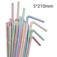 thumbnail image 2 of 500pcs Plastic Drinking Disposable Straws 8 Inches, 2 of 5