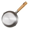thumbnail image 3 of 1Pc Stainless Steel Milk Pot Practical Wooden Handle Noodle Soup Pot Stockpot, 3 of 8