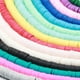 thumbnail image 2 of 350 piezas/lote de cuentas de arcilla polimérica redondas planas de 4/6 mm, hechas a mano, espaciadoras sueltas de disco Heishi para hacer joyas, pulseras y collares, 2 of 5