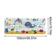thumbnail image 3 of Non Slip Bath Mat for Shower | Extra Long Bath Mat | Non Slip Bath Mat for Tub | Washable Black Bath Mat with Cups for Shower, 3 of 4