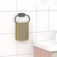 thumbnail image 3 of Juego de accesorios de baño autoadhesivos de 4 piezas soporte de papel higiénico de acero inoxidable, 3 of 9