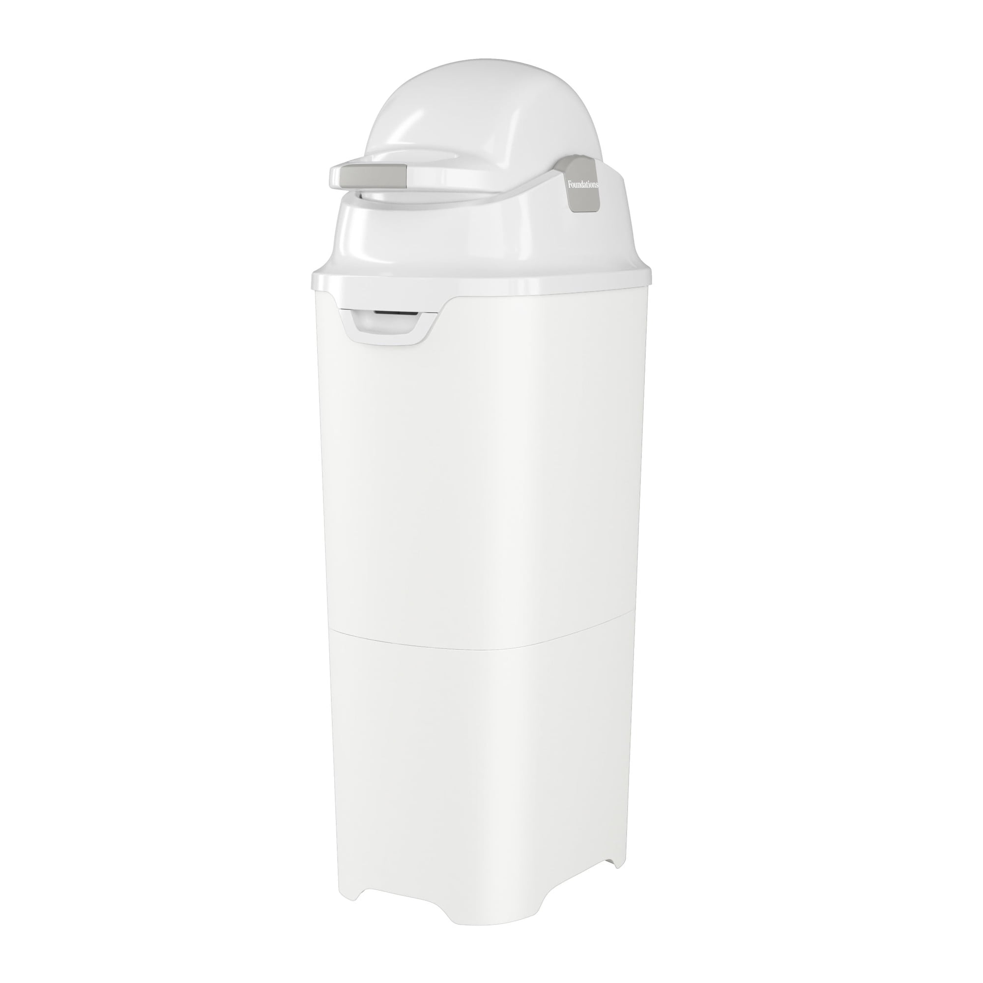 Foundations Premium Tall Diaper Pail White