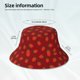 thumbnail image 3 of Fotbe Strawberry Sombrero Tipo Pescador con Estampado – Sombrero de Sol de Algodón de Moda para Playa, Golf, Pesca, 3 of 6