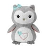 Lambs & Ivy Sweet Owl Dreams Gray/White Plush Animal Toy - Sugar Cookie