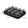 thumbnail image 4 of Juego de 12 vasos de con bandeja de soporte, vasos, tarros, cócteles, vasos para eventos, aniversario, 4 of 6